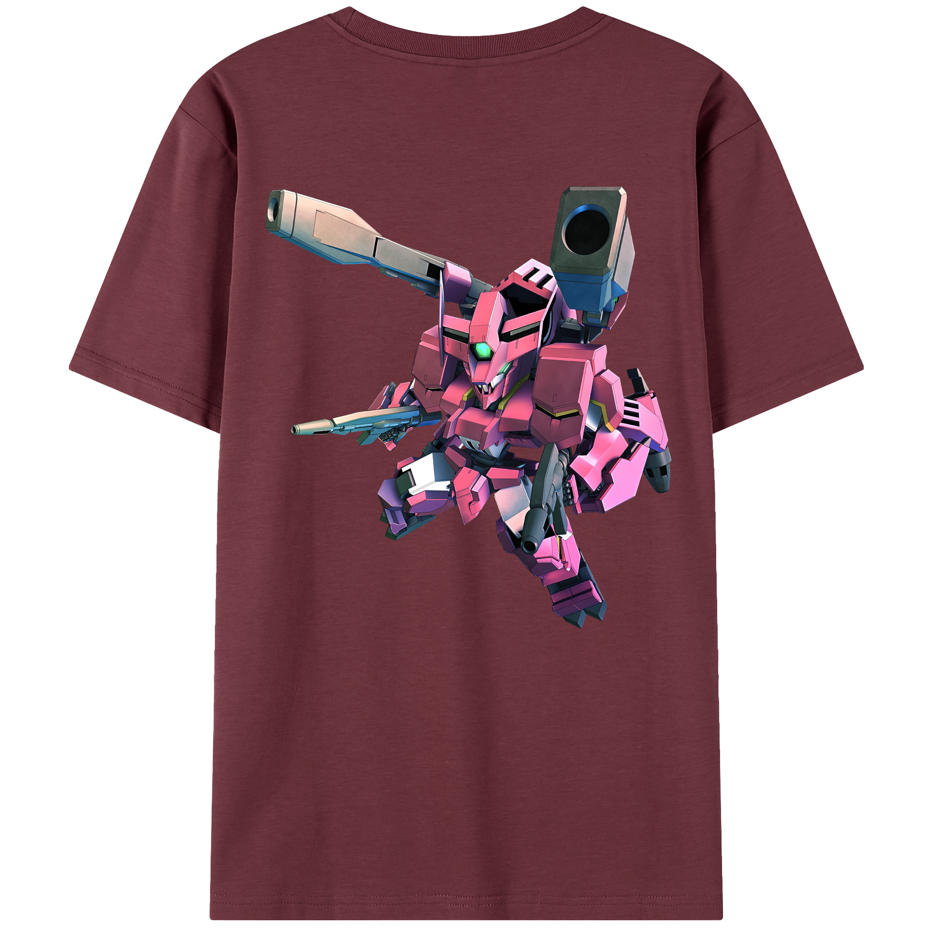（画像用） 機動戦士ガンダム Mobile Suit Gundam 綿100％半袖Tシャツ（背面プリント）
